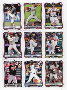 Lot Of 9 2026 Bowman Baseball Rookie Cards Including Luis Morales #49, Harry Ford #84, And More
