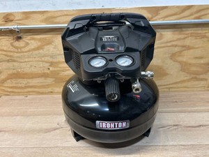 Ironton Oil-Free Pancake Compressor, 1.5 HP, 6 Gallons, 2.63.6 CFM #115067 MSRP $139.99
