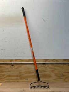 Ironton Bow Rake, 14 Tines, 52in.L Fiberglass Handle, 13.78in.W Carbon Steel Head #6653125 MSRP $23.99