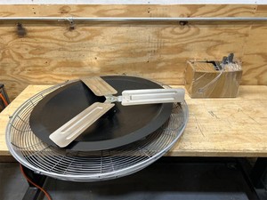 Strongway 30in. Industrial Pedestal Fan, 7500 CFM, 120V, 3 Speeds #6694306 MSRP $184.99