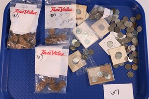 Large Lot of Wheat Pennies - Many Steel Pennies