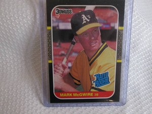 1987 Donruss Mark McGwire Rookie Ca...
