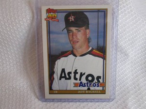 1991 Topps Jeff Bagwell Rookie Card...