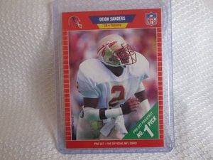 1989 Pro Set Deion Sanders Rookie C...