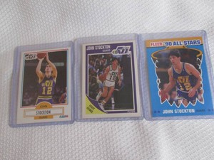 1989 & 1990 Fleer John Stockton Car...