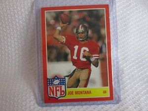 1985 Topps Joe Montana Card...
