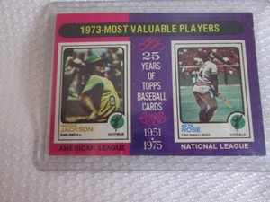 1975 Topps Rose & Jackson Valuable ...