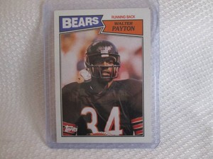 1987 Topps Walter Payton Card...