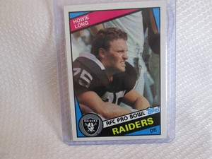 1984 Topps Howie Long Rookie Card...