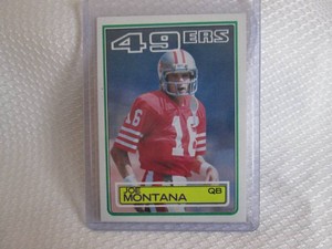 1983 Topps Joe Montana Card...