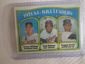 1972 Topps Killebrew & Robinson RBI...