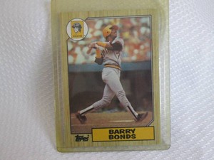 1987 Topps Barry Bonds Rookie Card...