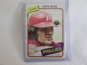 1980 Topps Pete Rose Card...