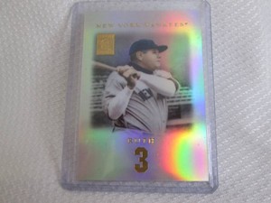 2001 Topps Babe Ruth Tribute Card...