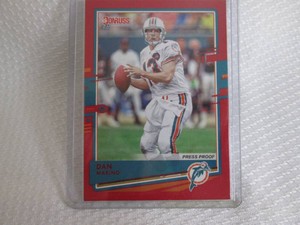 2020 Donruss Dan Marino Red Press P...