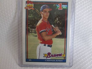 1991 Topps Chipper Jones Rookie Car...