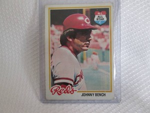 1978 Topps Johnny Bench Cards...
