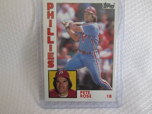 1984 Topps Pete Rose Card...