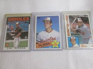 1984-1986 Topps Cal Ripken Cards...