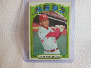 1972 Topps Dave Concepcion Card...