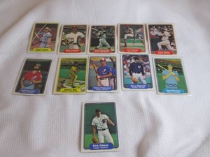 1981 Fleer Baseball Cards...