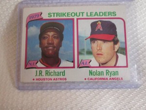 1980 Topps Nolan Ryan  Strikeout Le...