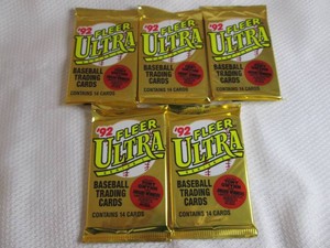 1992 Fleer Ultra Baseball Packs...