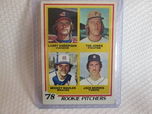 1978 Topps Jack Morris Rookie Card...