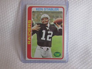 1977 Topps Ken Stabler Card...