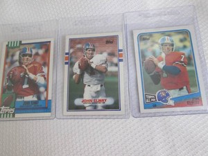 1988 - 1990 Topps John Elway Cards...