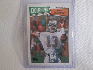 1987 Topps Dan Marino Card...