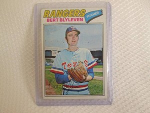 1977 Topps Bert Blyleven Card...