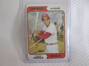 1974 Topps Tony Perez Card...