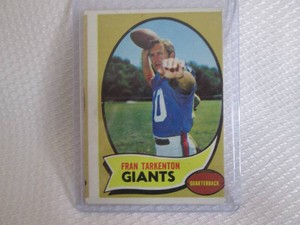 1970 Topps Fran Tarkenton Card...
