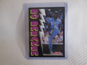 1991 Score Bo Jackson Breaker Card...