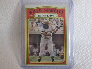 1972 Topps Willie Stargell In Actio...