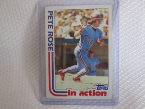 1982 Topps Pete Rose Card...