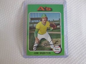 1975 Topps Jim Hunter Card...