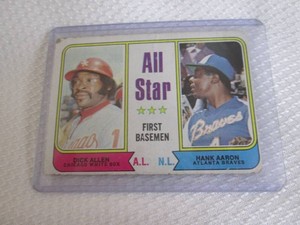 1974 Topps Hank Aaron All Star Card...