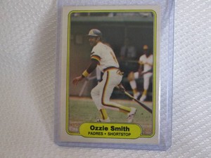 1982 Fleer Ozzie Smith Card...