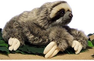 $22 Very Soft Three Toed Sloth Plush Stuffed Animal Toy 12.5 inch
