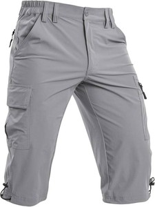 $26 Moosehill Mens Cargo Long Shorts 34 Length Quick-Dry for Hiking Size 6XL