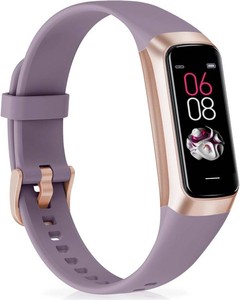 $29 Fitness Tracker with 247 Heart Rate, Activity Trackers with Blood Pressure Sleep Monitor, 1.10 AMOLED Screen Step Tracker, Waterproof Step Counter, Health Smart Watch Pedometer for Women Men