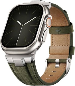 $28 Suitisbest Leather Bands Compatible for Apple Watch Ultra Band