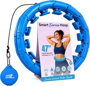 $40 FIT ON Form Infinity Weighted Hula Hoop for Adults Weight Loss, Smart Exercise Hola Circle Hoop for Women Abs Workout