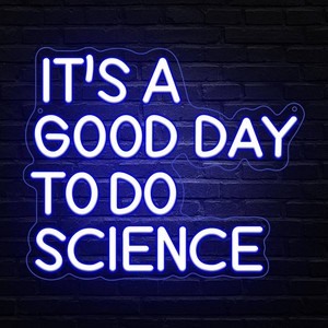 $35 Its Good Day To Do Science Neon Sign,Science Classroom Neon Signs for Wall Decor,Led Light Up Sign for School Laboratory Office Student,Best Gift Decoration for Scientists and Biology Homes