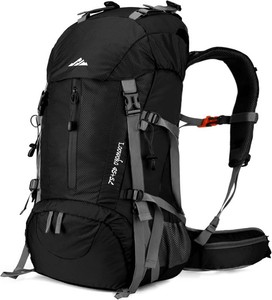 $53 Loowoko 50L Hiking Backpack with Rain Cover for Both Men & Women
