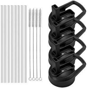 4Pack Replacement Straw Lids for Hydro Flask Wide Mouth Bottle (missing one brush)