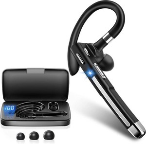 $30 Bluetooth Headset V5.4,100Hrs Earpiece,Wireless Headset with Mic for Work
