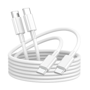 USB C to USB C Charging Cable for Apple iPhone 171615 Charger Fast 6ft Long USBC to USB-C Power Cord for iPhone 1716 ProPro MaxAir, MacBook Air 13 inchIPad ProAir10th45 Type C 2Pack 6 ft 60W